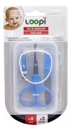 Set Tijera Lima Alicate Loopi - comprar online