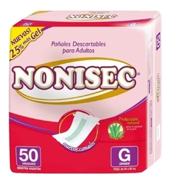 Nonisec Pañal Recto G x 50