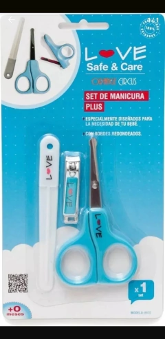 Set Tijera Lima Alicate Love en internet