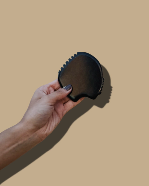 Gua Sha Dentada Doble - comprar online