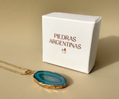 Dije Agata (incluye cadena) - tienda online