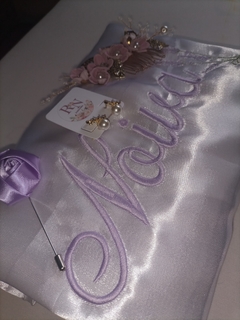 Kit Noiva Lavanda ou Lilás Completo ( Presentes para Noiva ) GRINALDA - Rebeca Noivas Rec