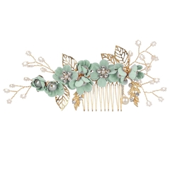 Arranjo Grinalda Floral com Pedrarias e pérolas Daniella (VÁRIAS CORES) - loja online