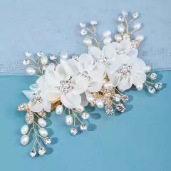 Arranjo Grinalda noiva em flor de organza Déborah - comprar online