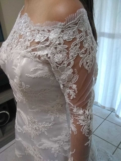 Imagem do Vestido de Noiva Com Renda Francesa