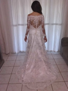 Vestido de Noiva Com Renda Francesa