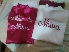 Robe de cetim Kimono Com Renda Fabricação Própria @rebecanoivasrec na internet