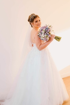 Conjunto Tiara em Pérolas + Brincos Ambos Banhados á Prata - comprar online