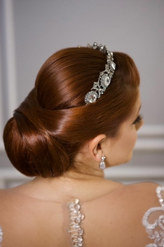 Tiara ou Coroa em Zircônias Banhado á Prata Duda - loja online