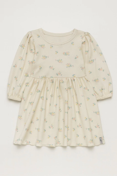 Vestido Floral Canelado Infantil Menina - comprar online