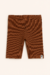 Bermuda Biker Canelado Chocolate - comprar online