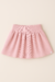 Saia de Prega Infantil Canelada Rosa Bebê - comprar online