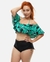Conjunto Ciganinha Sunquíni - Folhagem Verde