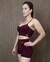 Conjunto Fitness Active Top e Short Bordô - comprar online