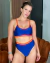 Biquíni Katerini Azul Royal Laranja Caneladinho Palawan