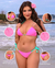 Conjunto Cortininha Empina Bumbum Amarração Caneladinho Palawan - Rosa Chiclete - comprar online