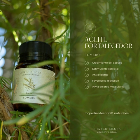 Aceite de romero - Ginkgo Biloba - comprar online