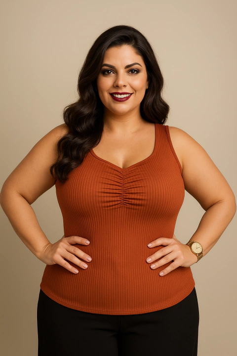 Regata Bruna decote - comprar online