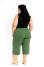 Calça Vania pantacourt Viscolycra - Vivi Hipolito Moda Plus Size