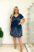 Vestido Carmen com Manga - Vivi Hipolito Moda Plus Size