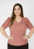 Blusinha Leticia gola V - Vivi Hipolito Moda Plus Size