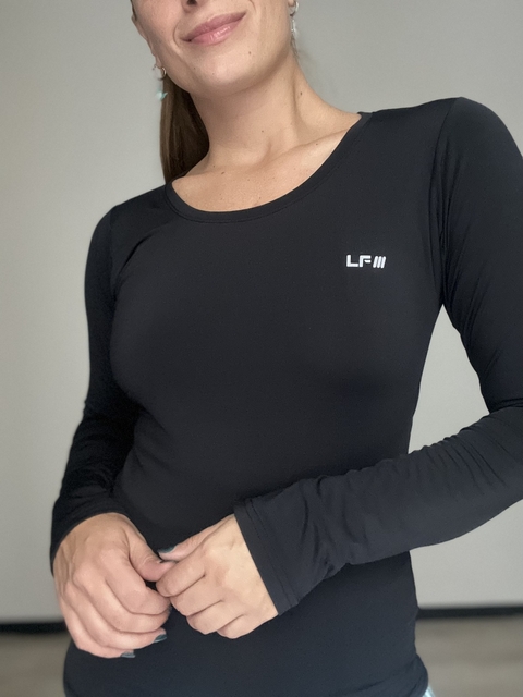 Remera Basic Térmica - Negra - comprar online