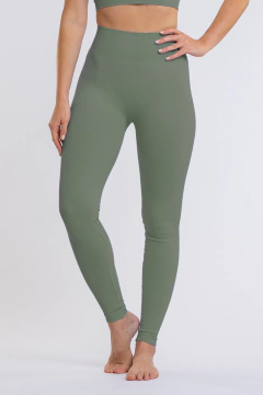Calza Oslo Seamless - Verde Oliva - comprar online