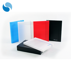 Carpeta Plástica 3 Solapas Con Elástico Lomo 7 cm Colores Clasicos Pack X 5 - Modelo 810