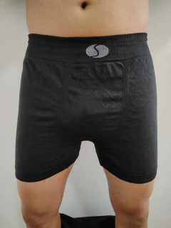 Boxer Algodón Liso Hombre Negro Sector Copier - tienda online