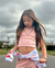 Crop top Coral - comprar online