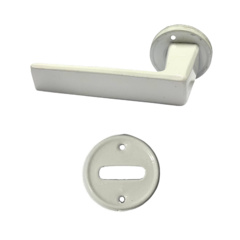 COMBO MANIJON + MANIJA PICAPORTE ALUMINIO BLANCO RIALPA en internet
