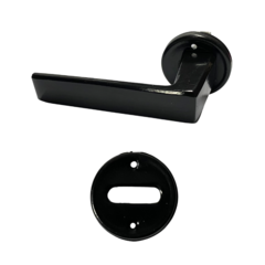 COMBO MANIJON + MANIJA PICAPORTE ALUMINIO NEGRO RIALPA - comprar online