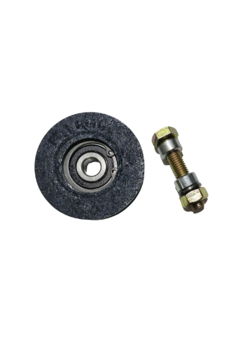 RUEDA FUNDICION PARA PORTON CORREDIZO 60MM CANAL "V" 1 RULEMAN