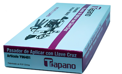 PASADOR CREMALLERA CON LLAVE CRUZ - Herrajes Danilo