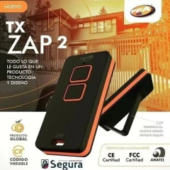 CONTROL REMOTO ZAP 2 BOTONES - comprar online