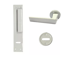 COMBO MANIJON + MANIJA PICAPORTE ALUMINIO BLANCO RIALPA