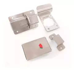 CERROJO DE APLICAR ACERO INOXIDABLE RECTANGULAR CON TIRADOR E INDICADOR LIBRE OCUPADO