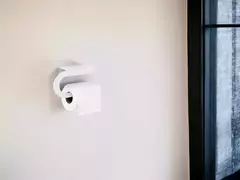 PORTA ROLLO OVAL BLANCO