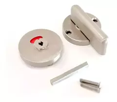 CERROJO DE APLICAR ACERO INOXIDABLE REDONDO CON INDICADOR LIBRE OCUPADO