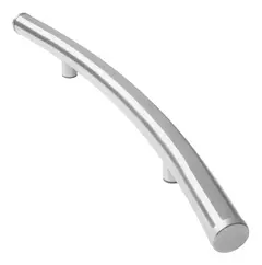 MANIJON CURVO SIMPLE ACERO INOXIDABLE 38 MM