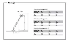 PISTON A GAS 100 N FUERZA INVERSA - comprar online
