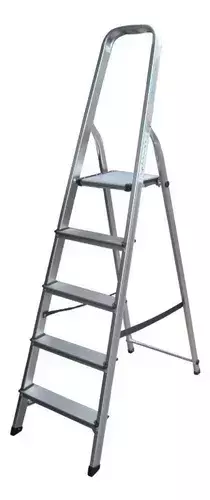 Escalera Hogareña 5 Escalones Material Aluminio NEBRASKA