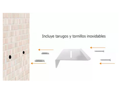 JABONERA DE BAÑO CON ESCURRIDOR - Herrajes Danilo