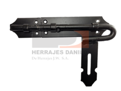 PASADOR PORTACANDADO HIERRO FORJADO 400X50