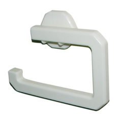 PORTA ROLLO PLASTICO BLANCO