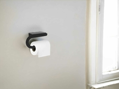 PORTA ROLLO OVAL NEGRA