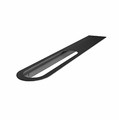 TOALLERO OVAL CON ESTANTE NEGRA - comprar online