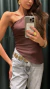 Blusa Evora - Marrom - hilostore