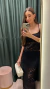 Saia Peony - Preta - loja online