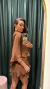 Vestido Marjorie - Mocha Mousse